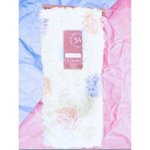 Artisan34 Plush Shaggy Color Dot Throw Blanket 50x60 Children Room Bedding Decor